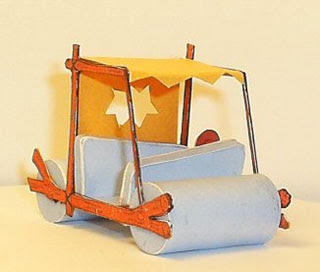 Fred Flintstone Car Papercraft