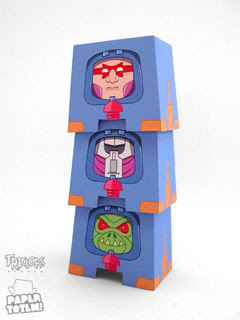 Man-3-Faces Paper Toy