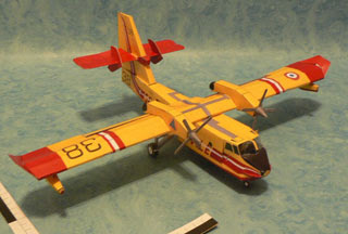 Canadair CL-415 Papercraft