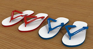 Flip-flops Papercraft