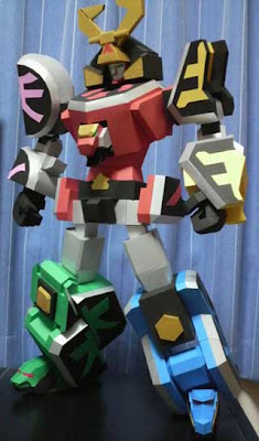 Shinkenoh Mecha Papercraft