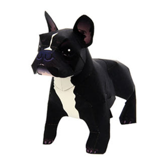 French Bulldog Papercraft