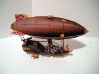 LZ100 Steampunk Airship Papercraft