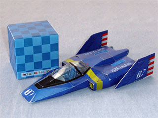 F-Zero Blue Falcon GX Papercraft