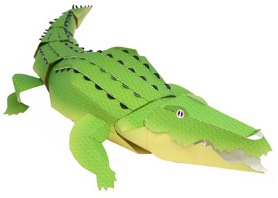 Crocodile Papercraft