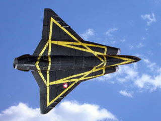 Saab 35 Draken Papercraft