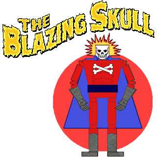 The Blazing Skull Papercraft