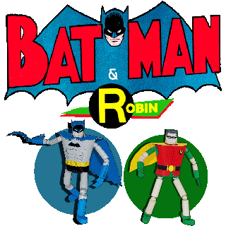 Batman and Robin Papercraft