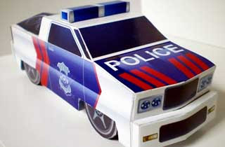 BigFut Paper Toy Police Version