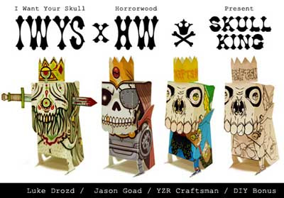 Skull King Papercraft