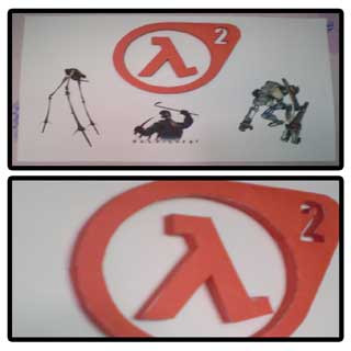 Half-Life 2 Logo Papercraft