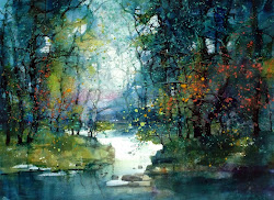 landscape feng watercolors watercolor landscapes watercolour paintings painting pretty nice nature