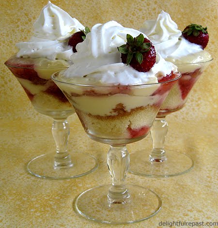 Trifle With Angel Food Cake And Custard Trifle With Angel Food Cake And Custard