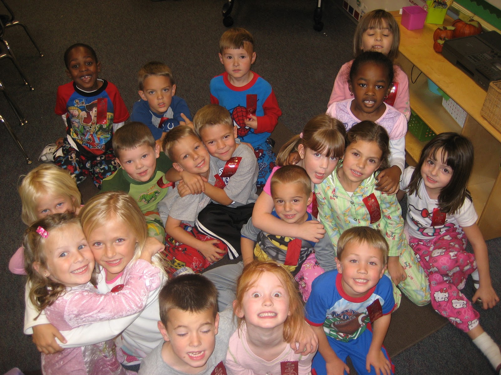 Mrs. Petty's Kindergarten Classroom Pajama Day!
