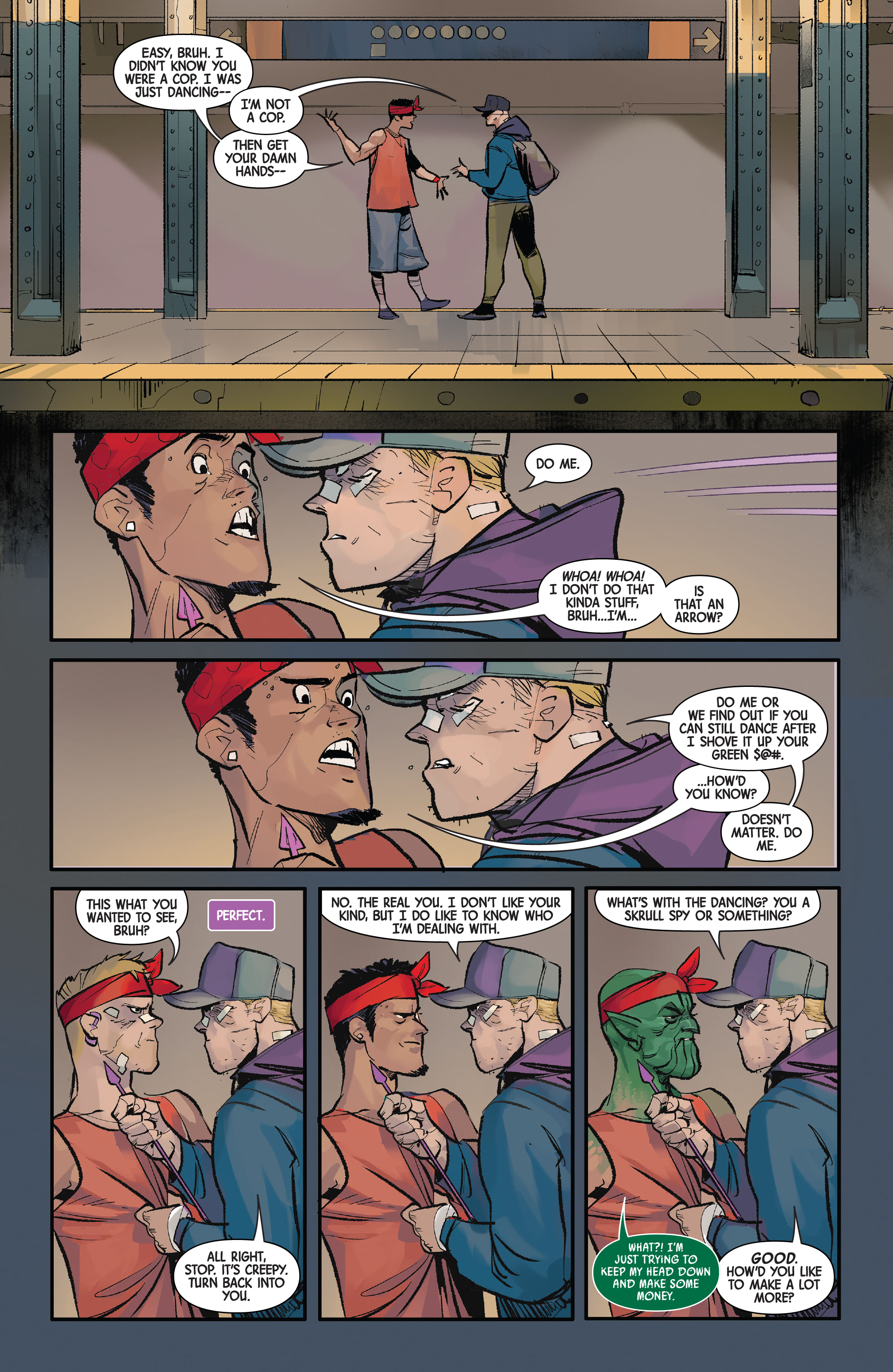 Read online Hawkeye: Freefall comic -  Issue #4 - 13