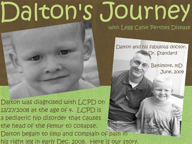 Dalton's Journey with Legg Calve Perthes Disease