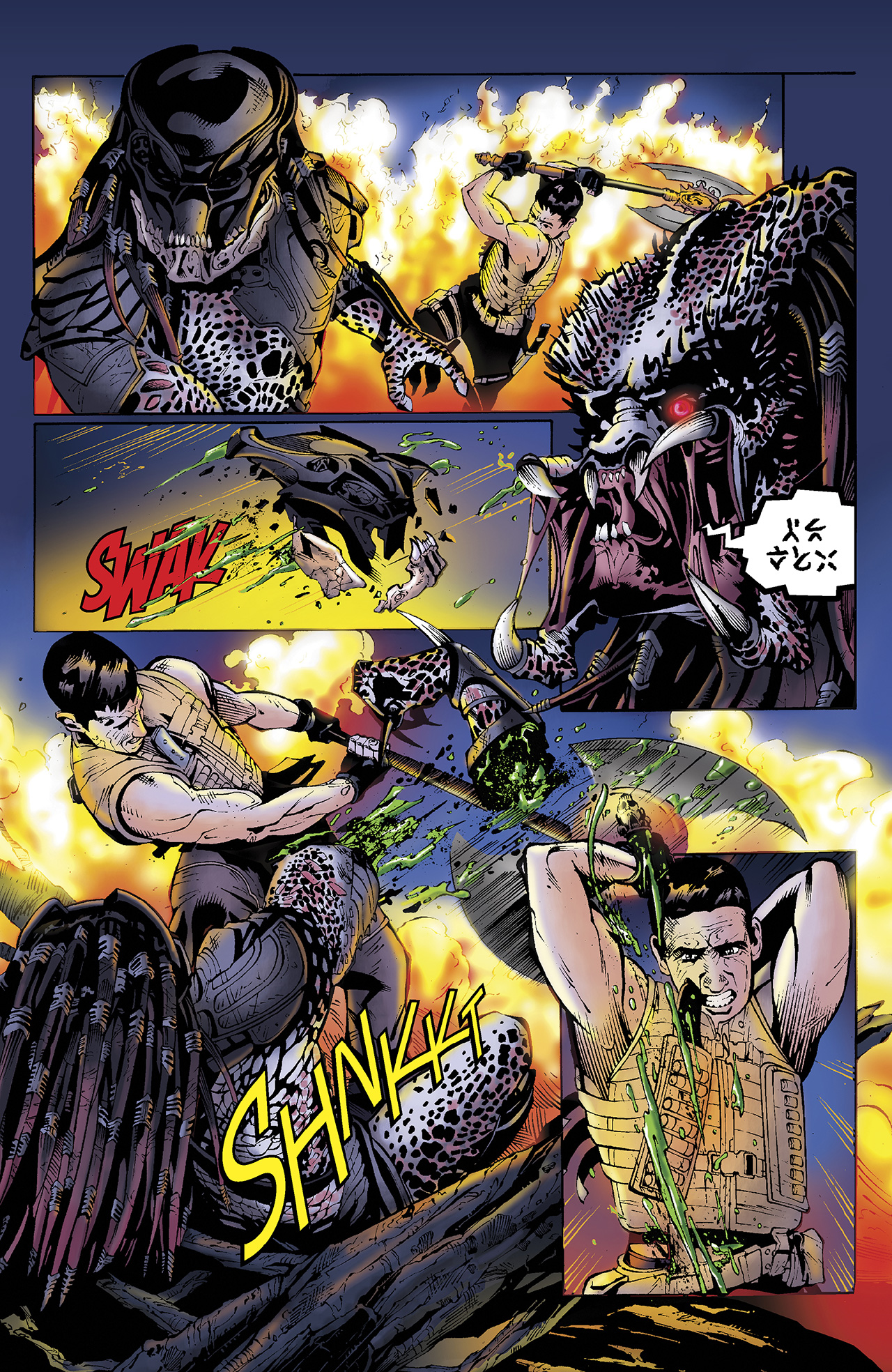 Read online Predators Film Adaptation comic -  Issue # Full - 64