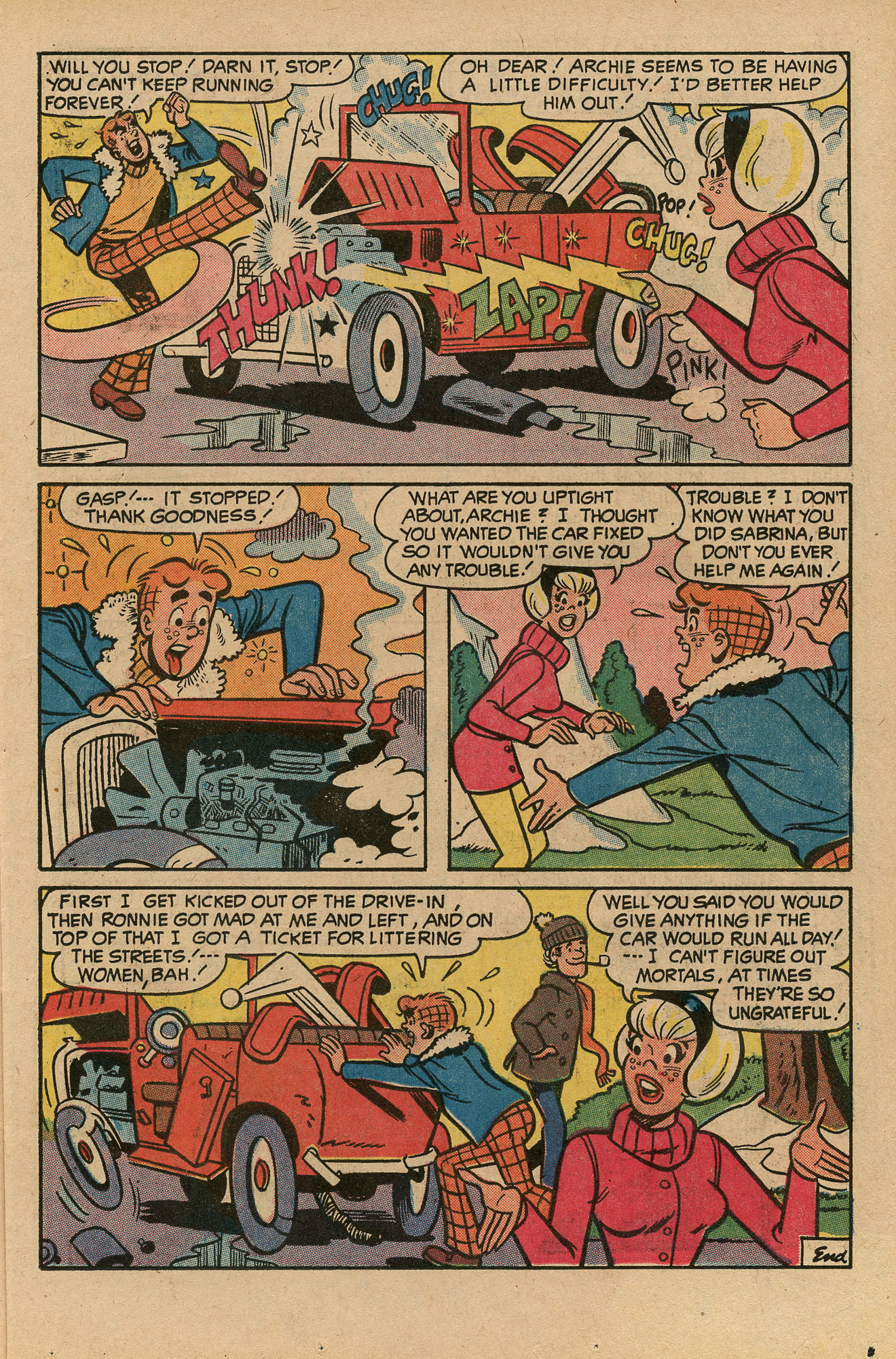 Read online Archie's TV Laugh-Out comic -  Issue #12 - 23