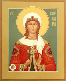 Sfanta Mucenita Varvara, praznuita de Biserica Ortodoxa pe 4 decembrie