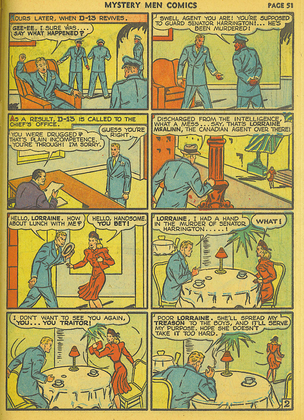 Read online Mystery Men Comics comic -  Issue #23 - 52
