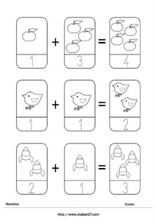 MATERIAL EDUCATIVO PARA IMPRIMIR O FOTOCOPIAR: FICHAS DE MATEMÁTICAS