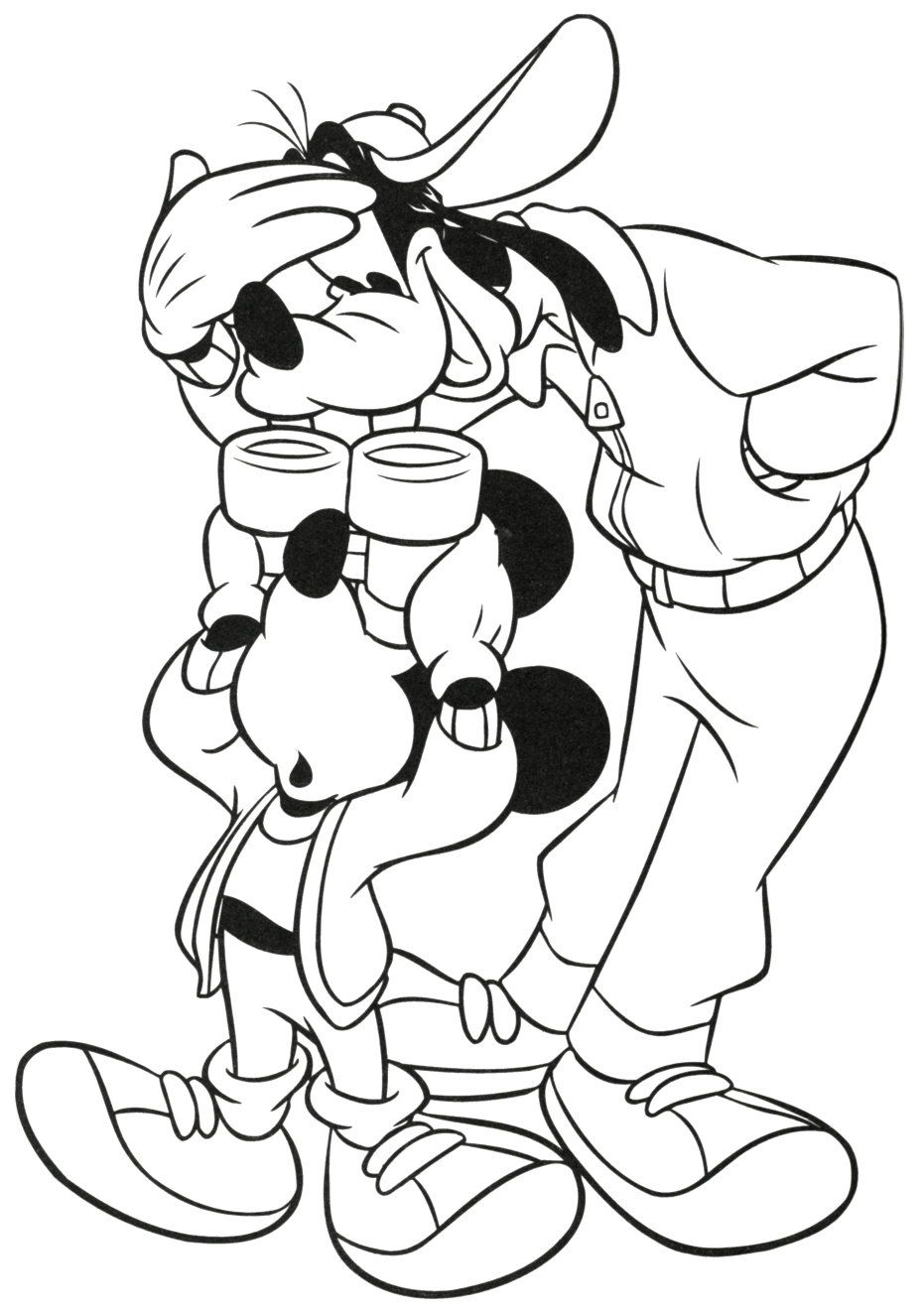 gangsta mickey mouse coloring pages - photo #13
