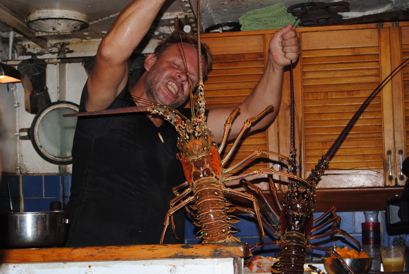 PANAMERICANA: KARIBISCHE LANGUSTEN IN MANGOSAUCE / CAREBBEAN LOBSTERS ...