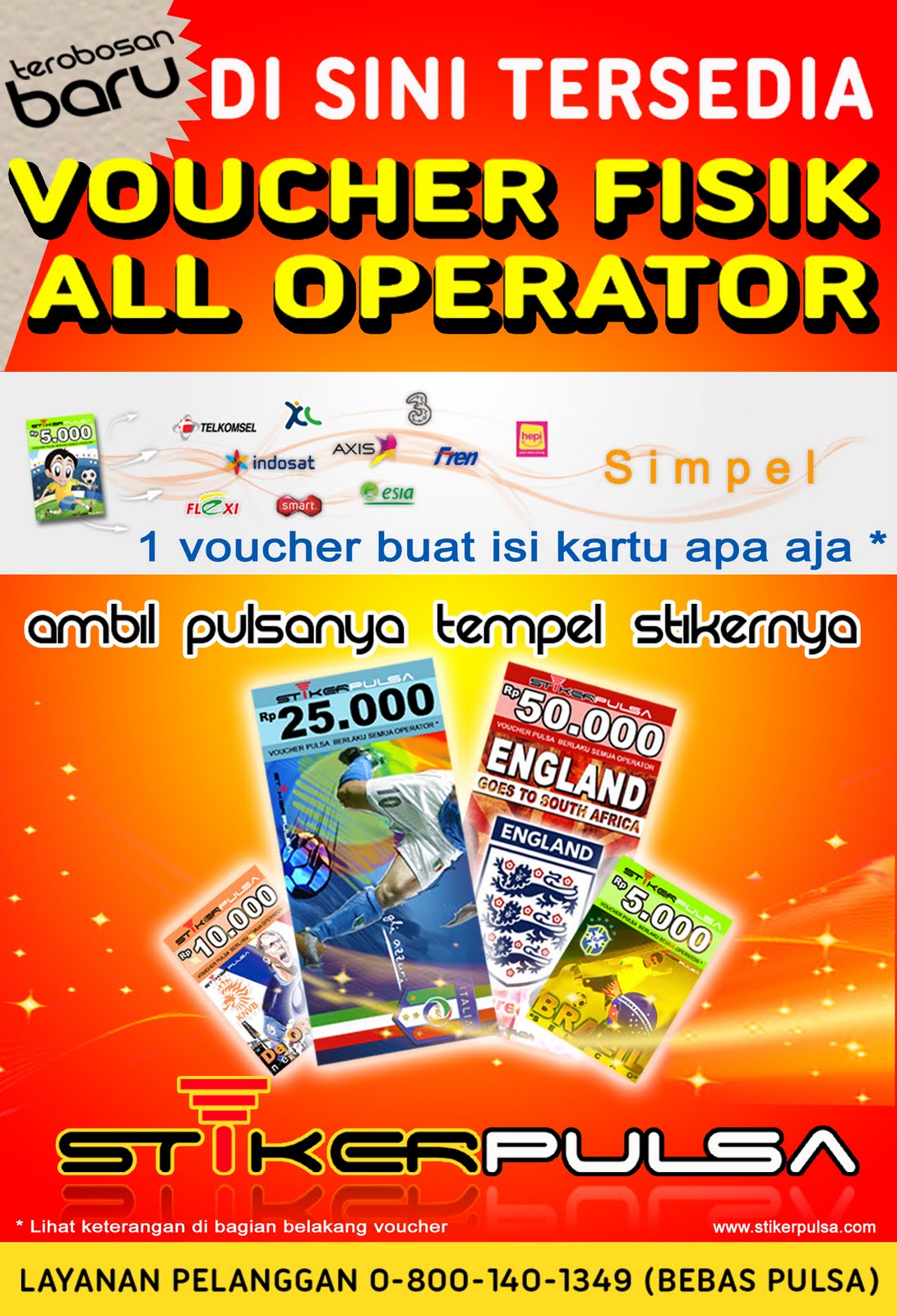 Distributor Pulsa Fisik All Operator Voucher Fisik