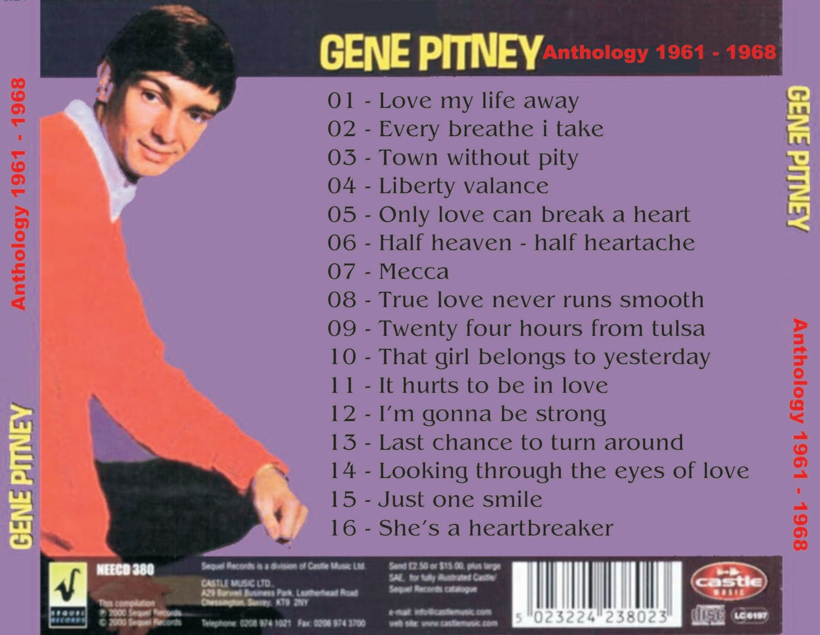 Music Archive: Gene Pitney - Anthology (1961-1968)