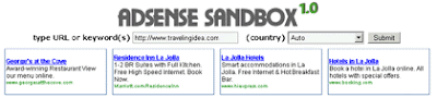 Google Adsense Sandbox Preview Tool