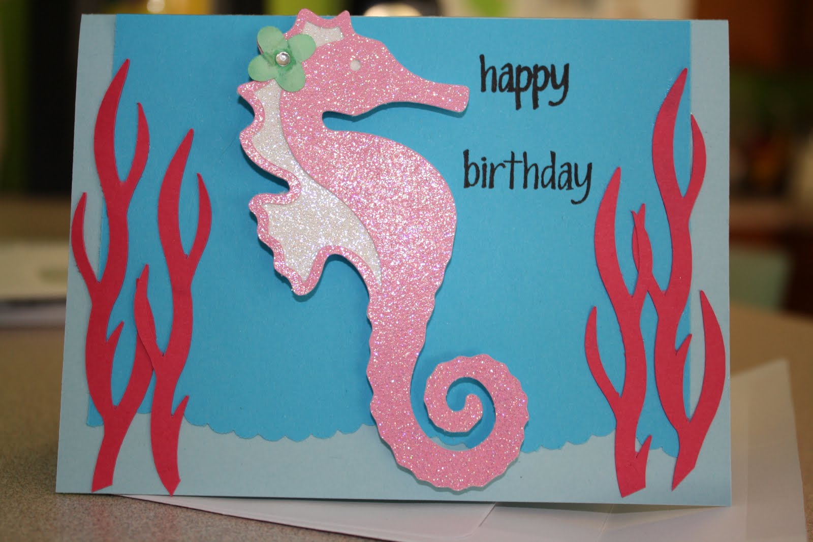 Sallie Sweet Sewing And Cricut Crafts Birthday Card For 2 Year Old 