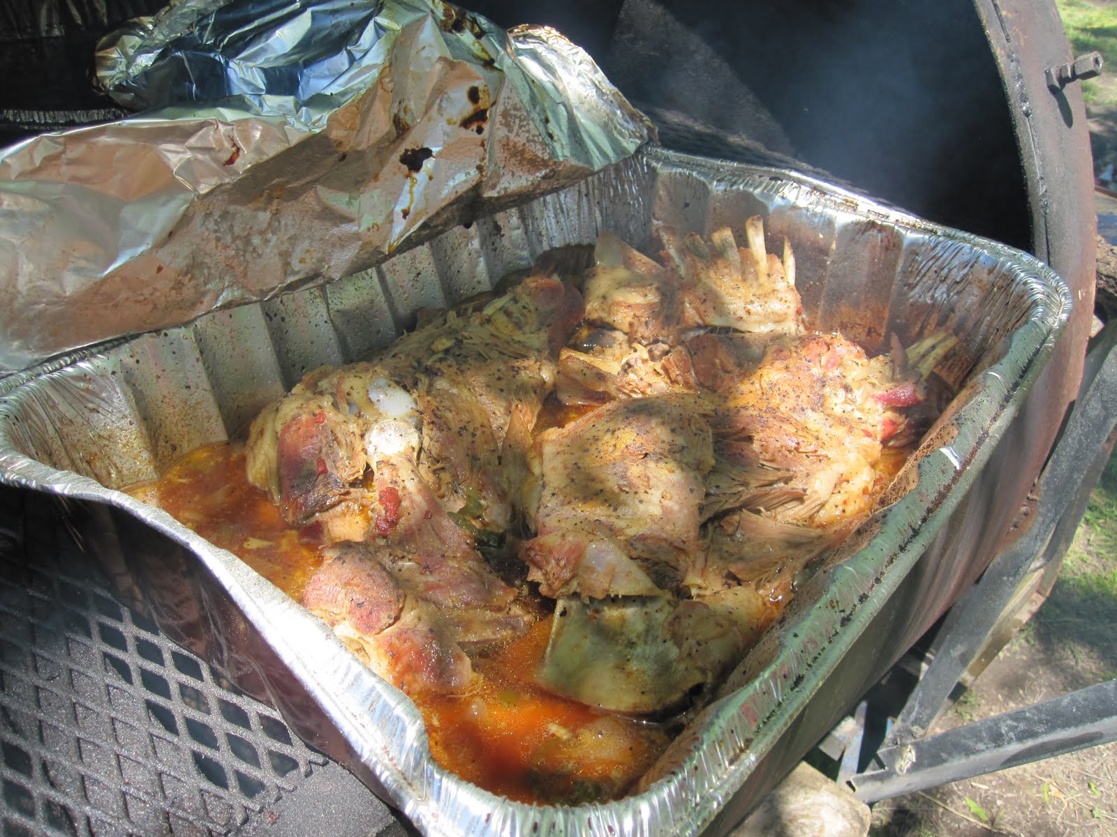 Man Up Tales of Texas BBQ™ Goldthwaite cookoff the food