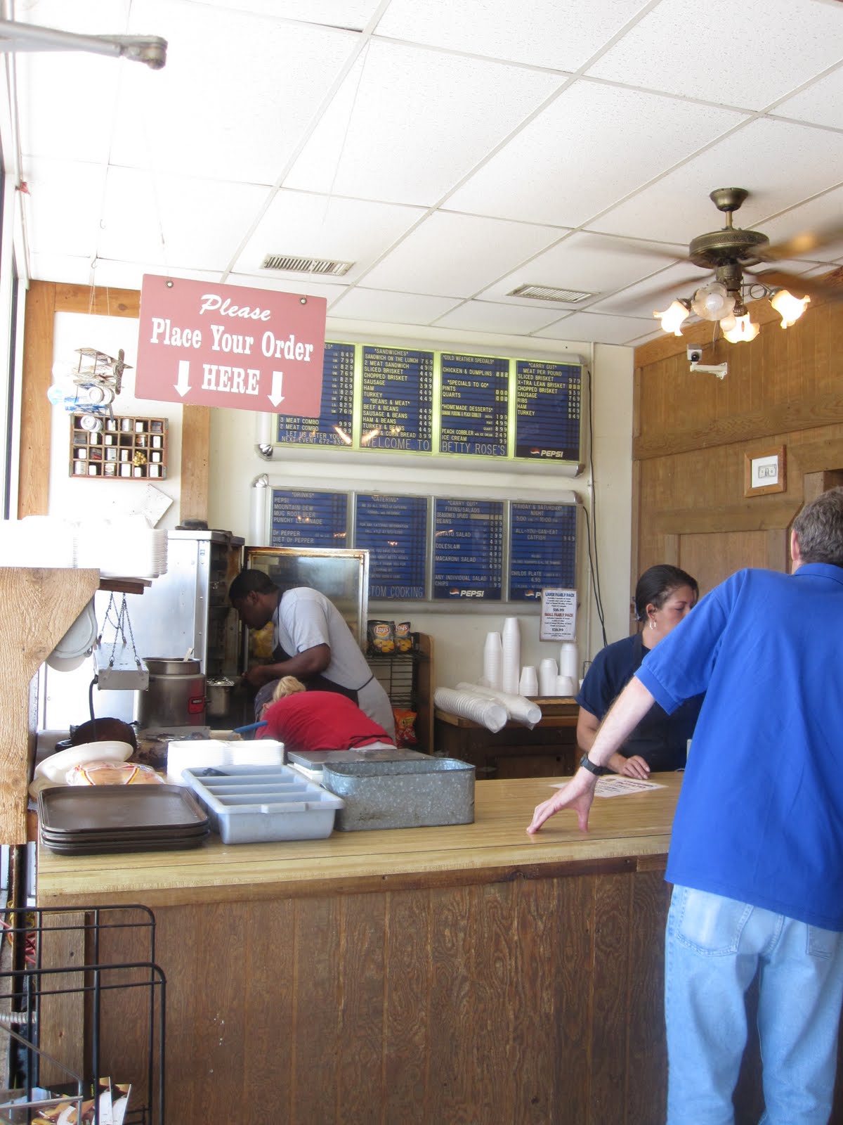 Man Up: Tales of Texas BBQ™: Brisket, ham, & turkey from Betty Rose's ...