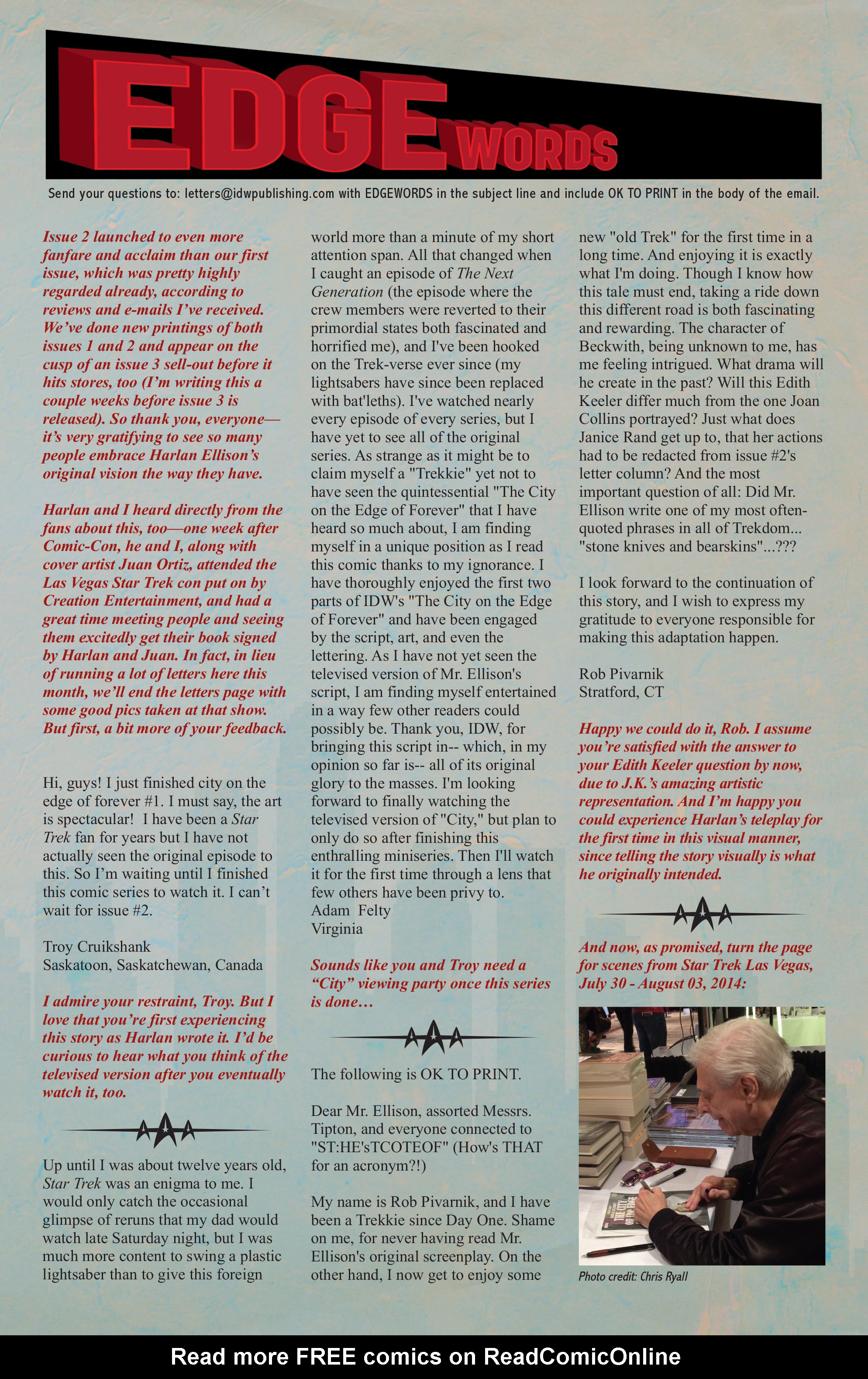 Read online Star Trek: Harlan Ellison's Original The City on the Edge of Forever Teleplay comic -  Issue #4 - 23