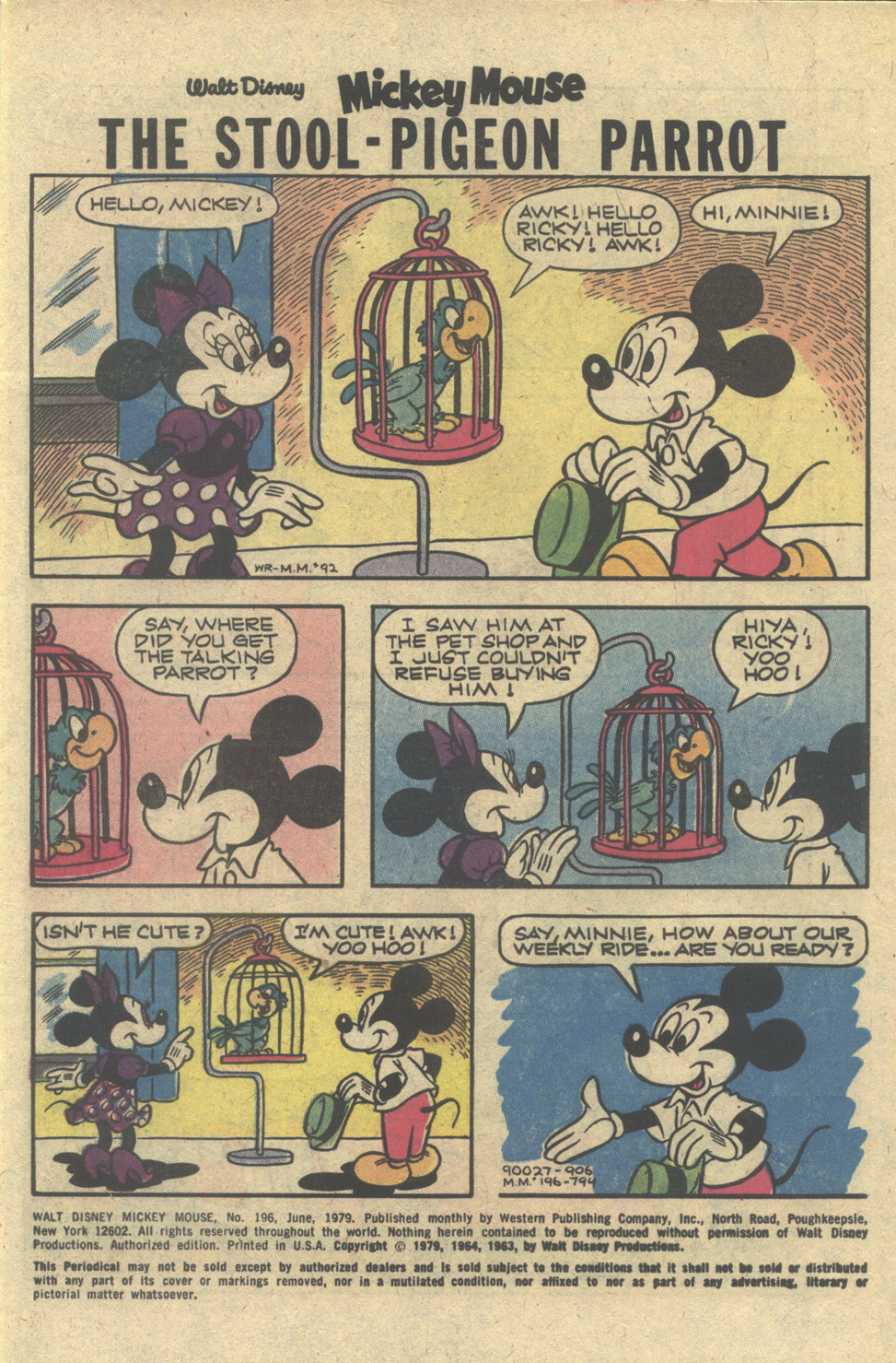 Read online Walt Disney's Mickey Mouse comic -  Issue #196 - 3
