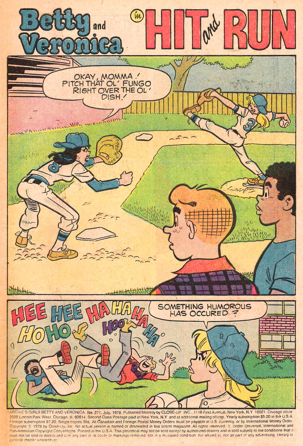 Read online Archie's Girls Betty and Veronica comic -  Issue #271 - 3