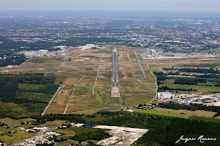 photo aerienne aeroport de Bordeaux Merignac