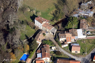 Vue aérienne du Lieu dit Lacanau à Saint Selve