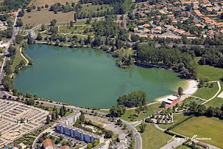 vue aérienne plage de Bègles