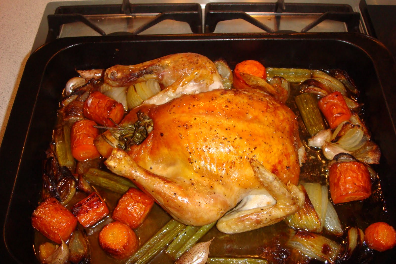 From Pan to Plate Jamie Olivers Perfect Roast Chicken and Consistently Good Gravy