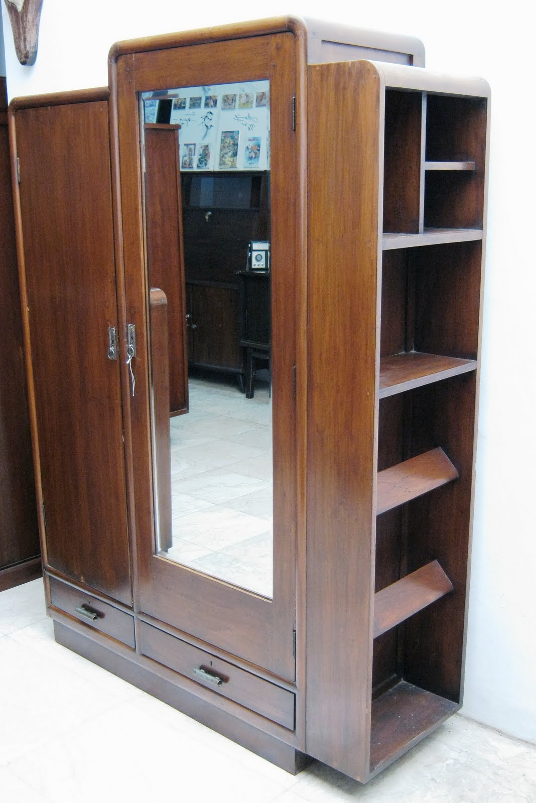  TOKO  BARANG ANTIK Dijual Lemari  Pakaian Art Deco I SOLD 