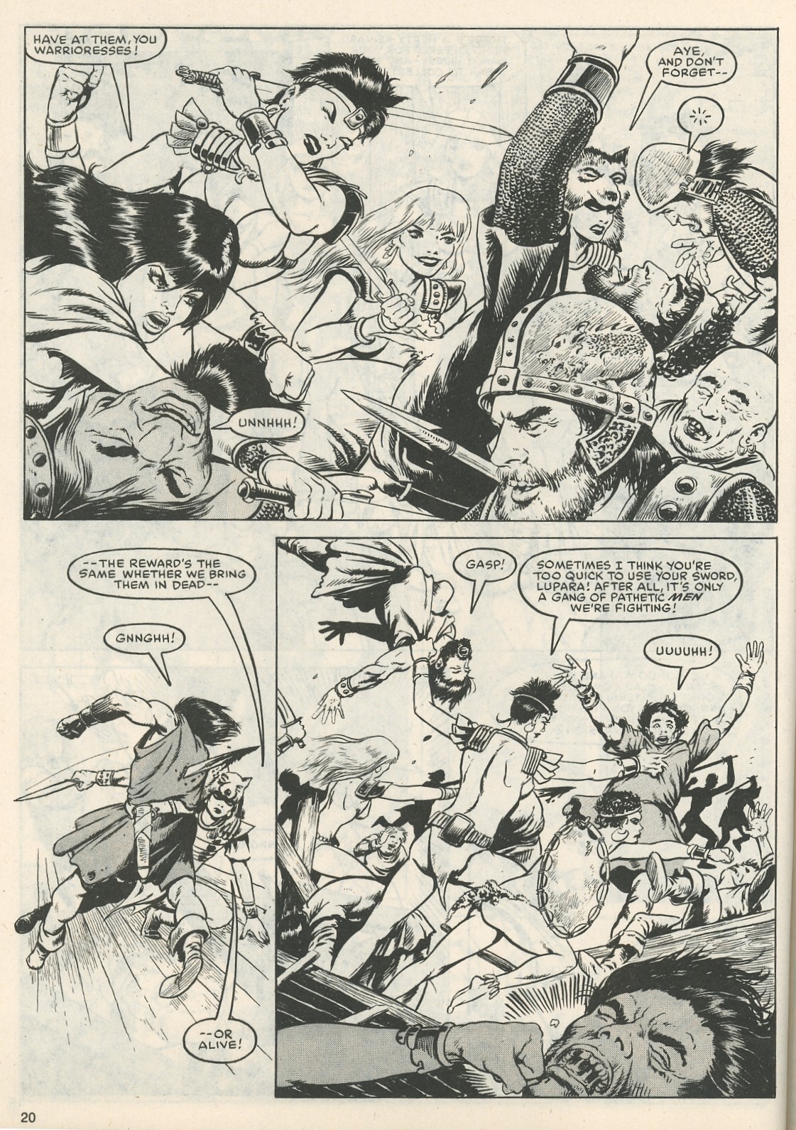 Read online The Savage Sword Of Conan comic -  Issue #111 - 20