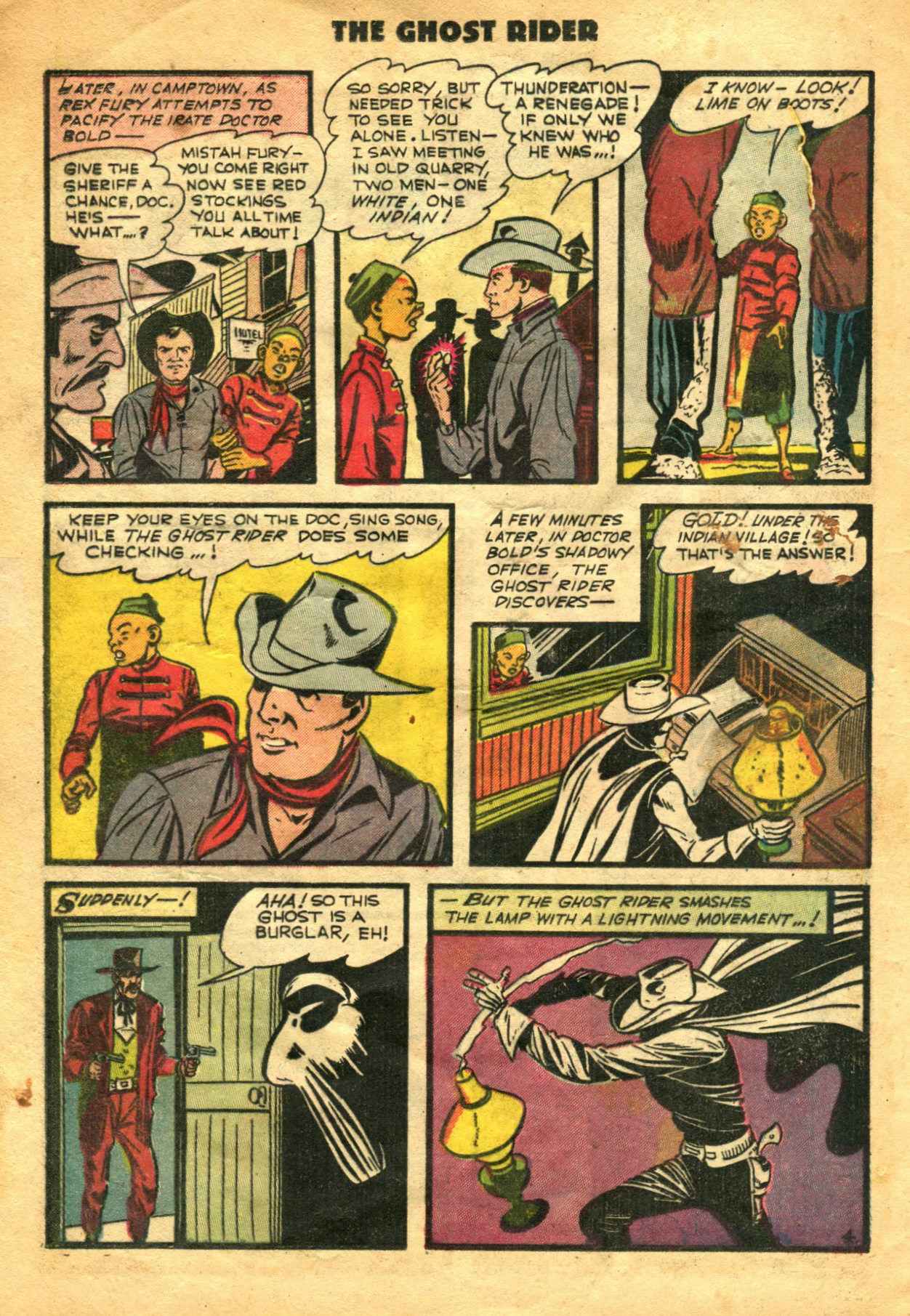 Read online The Ghost Rider (1950) comic -  Issue #5 - 6