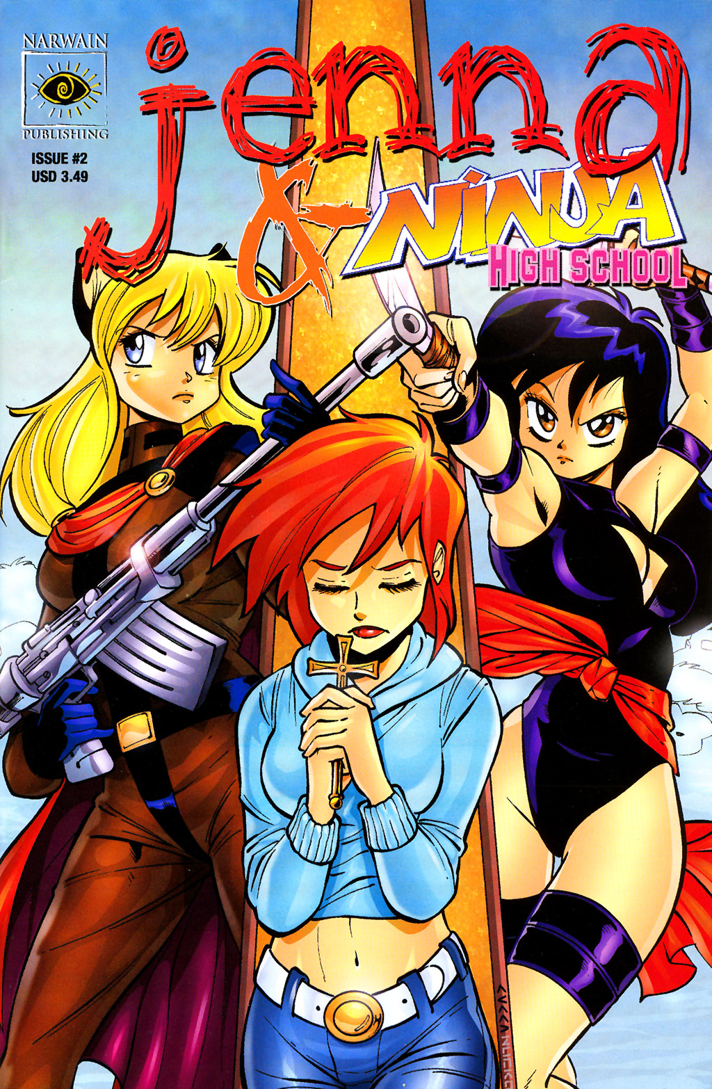 Read online Jenna & Ninja High School comic -  Issue #2 - 1
