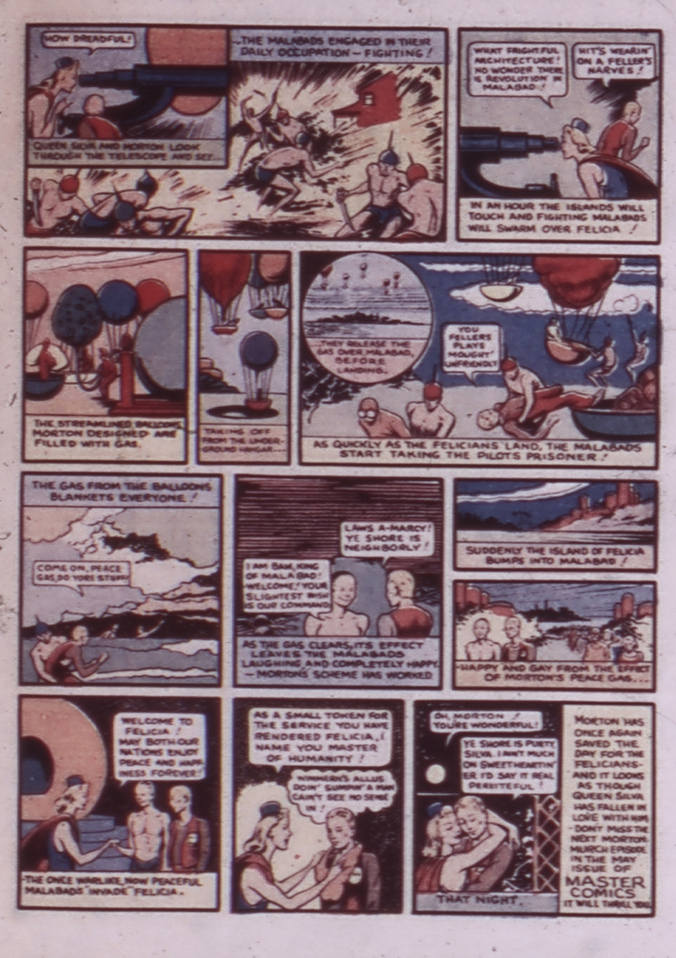 Read online Master Comics comic -  Issue #2 - 21