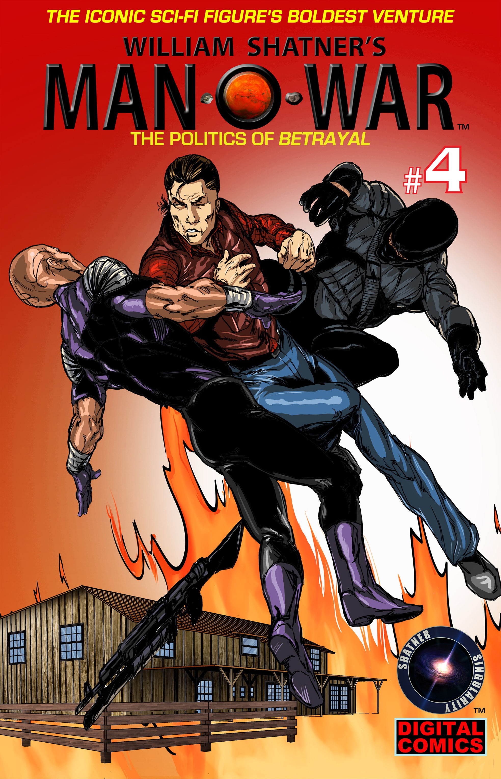 Read online William Shatner's Man O' War comic -  Issue #4 - 1