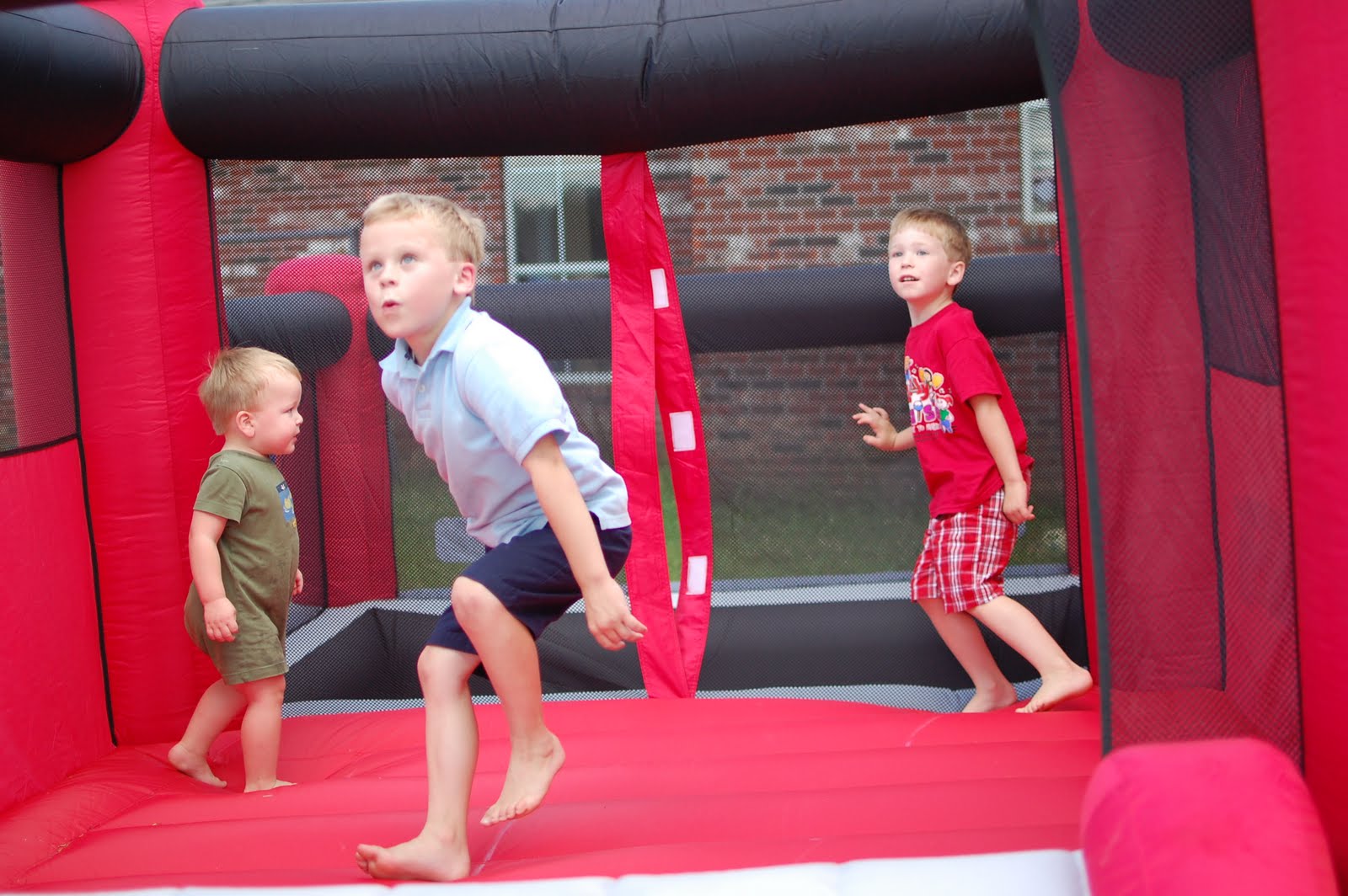 *Random Thoughts of a SUPERMOM!* Wordless Wednesday Bouncing Boys