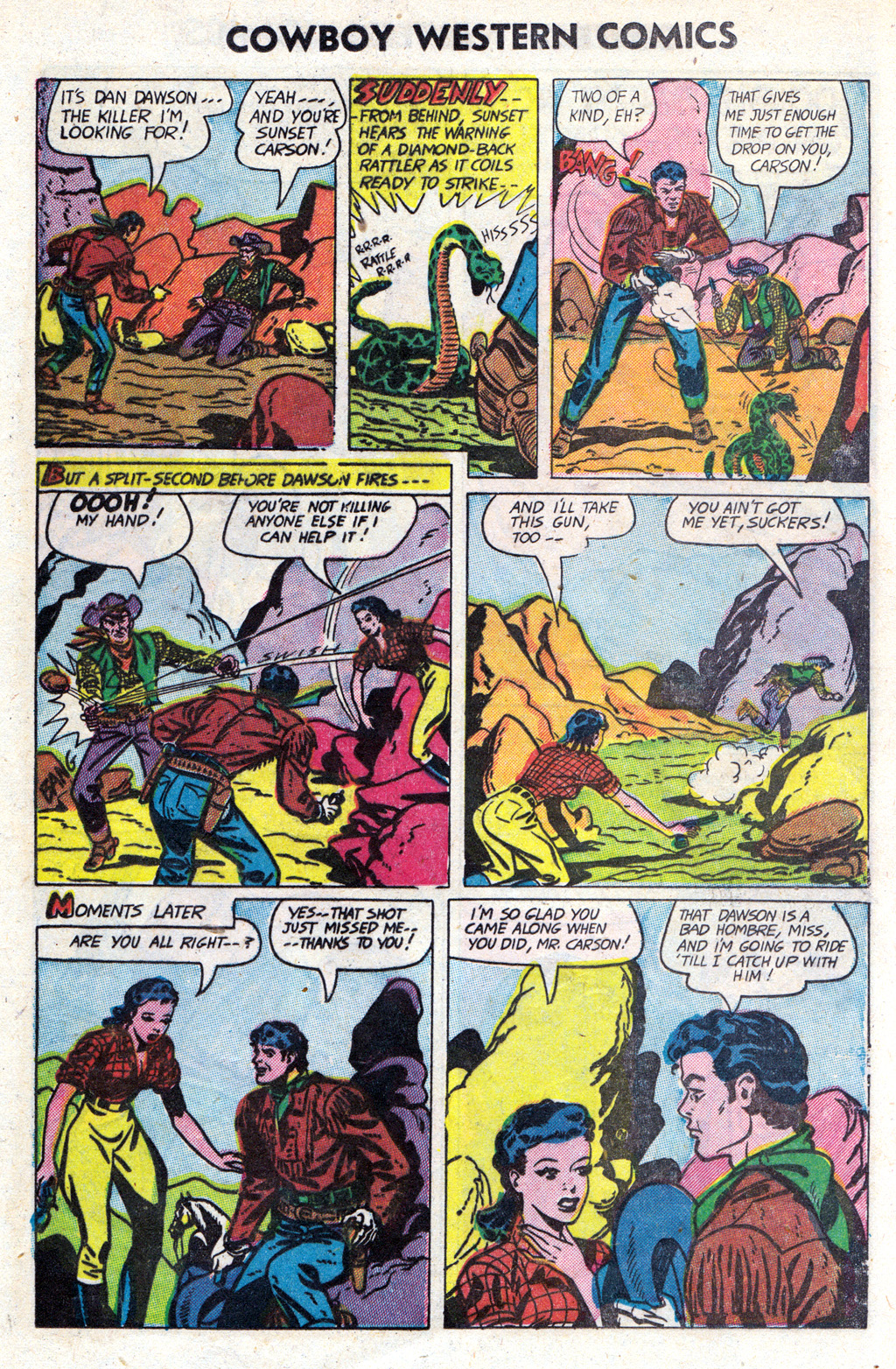 Read online Cowboy Western Comics (1948) comic -  Issue #37 - 13