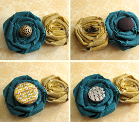 How To Make A Fabric Rosette : Quilty Fabric Rosettes – FYCB