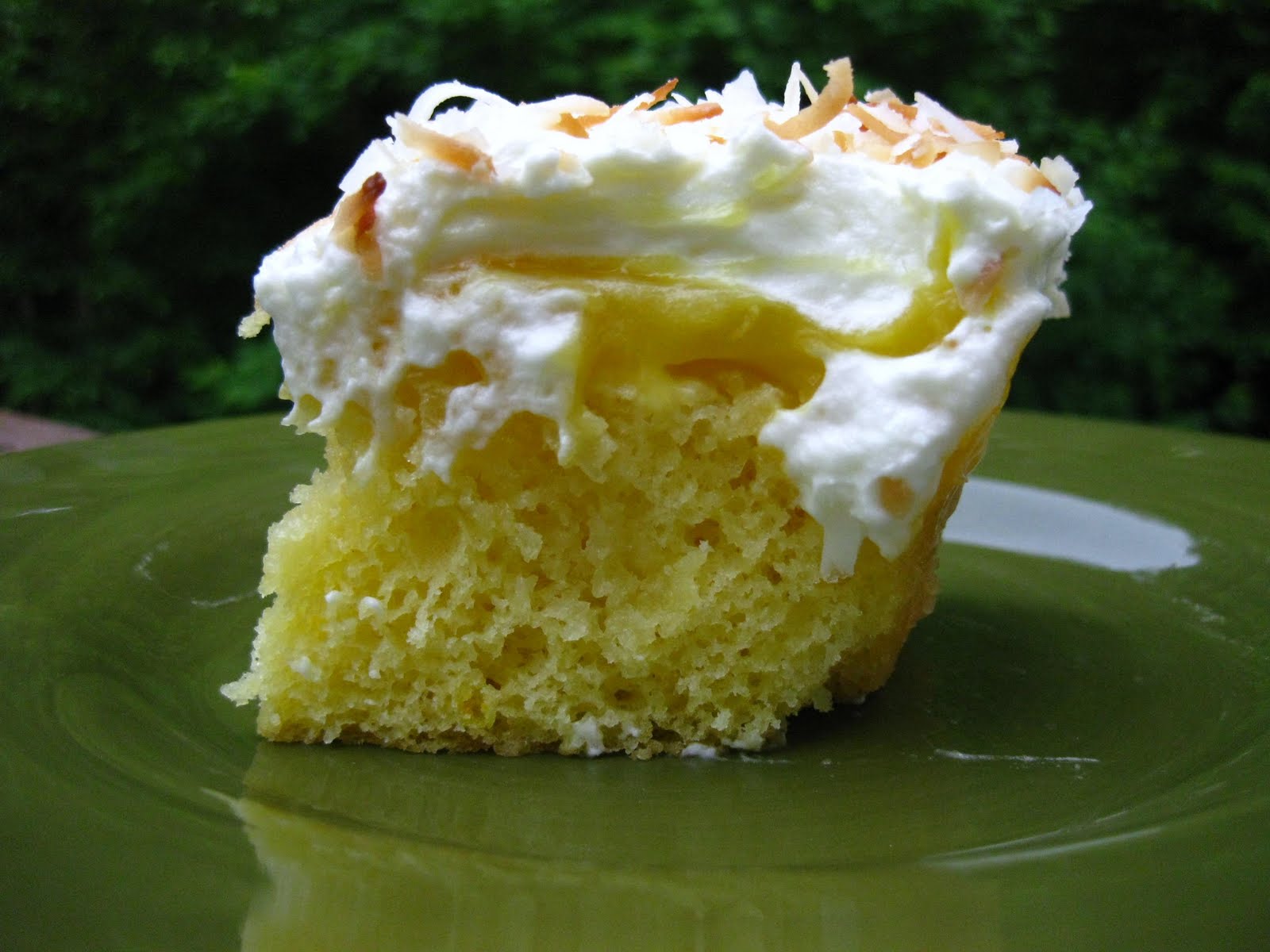 A Book to Chew on Coconut Pineapple Cake